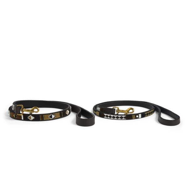 Earth Beaded Dog Lead