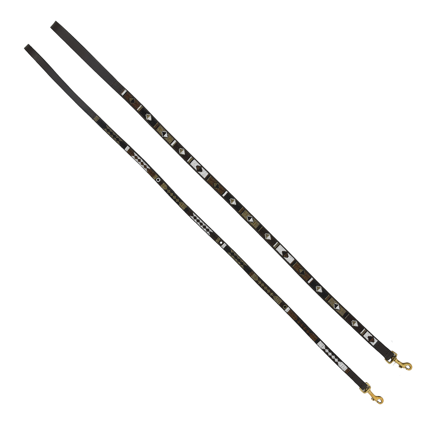 Earth Beaded Dog Lead - Image 2