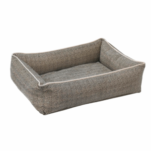 Urban Dog Lounger Memory Foam Bed - Herringbone