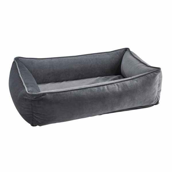 Urban Dog Lounger Memory Foam Bed - Ash