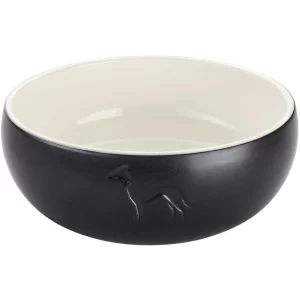 Lund Ceramic Dog Bowl - Black