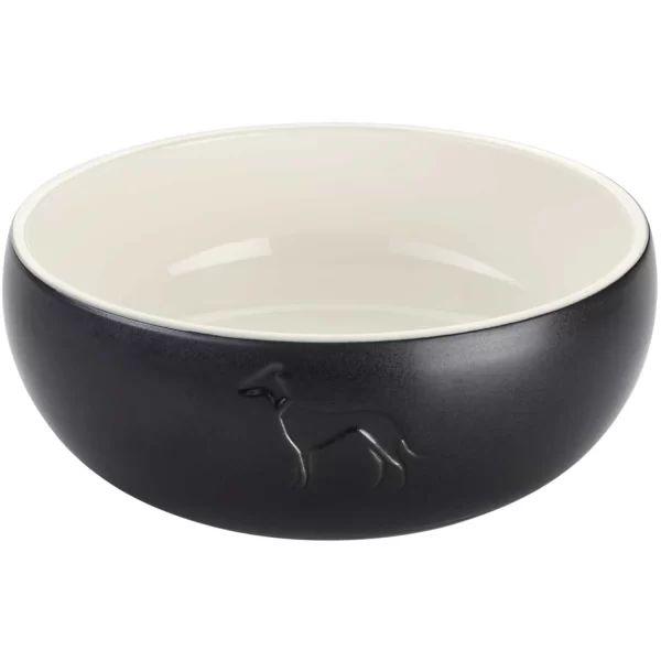 Lund Ceramic Dog Bowl - Black