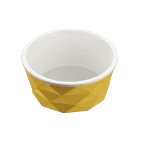 Hunter Design Ceramic Dog Bowl - Yellow