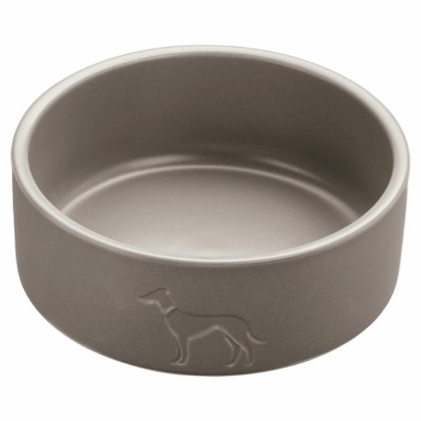 Hunter Osby Ceramic Dog Bowl - Taupe