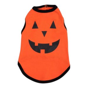 Halloween Orange Pumpkin T-Shirt for Dogs