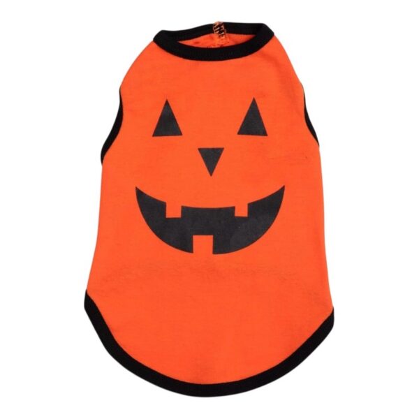 Halloween Orange Pumpkin T-Shirt for Dogs
