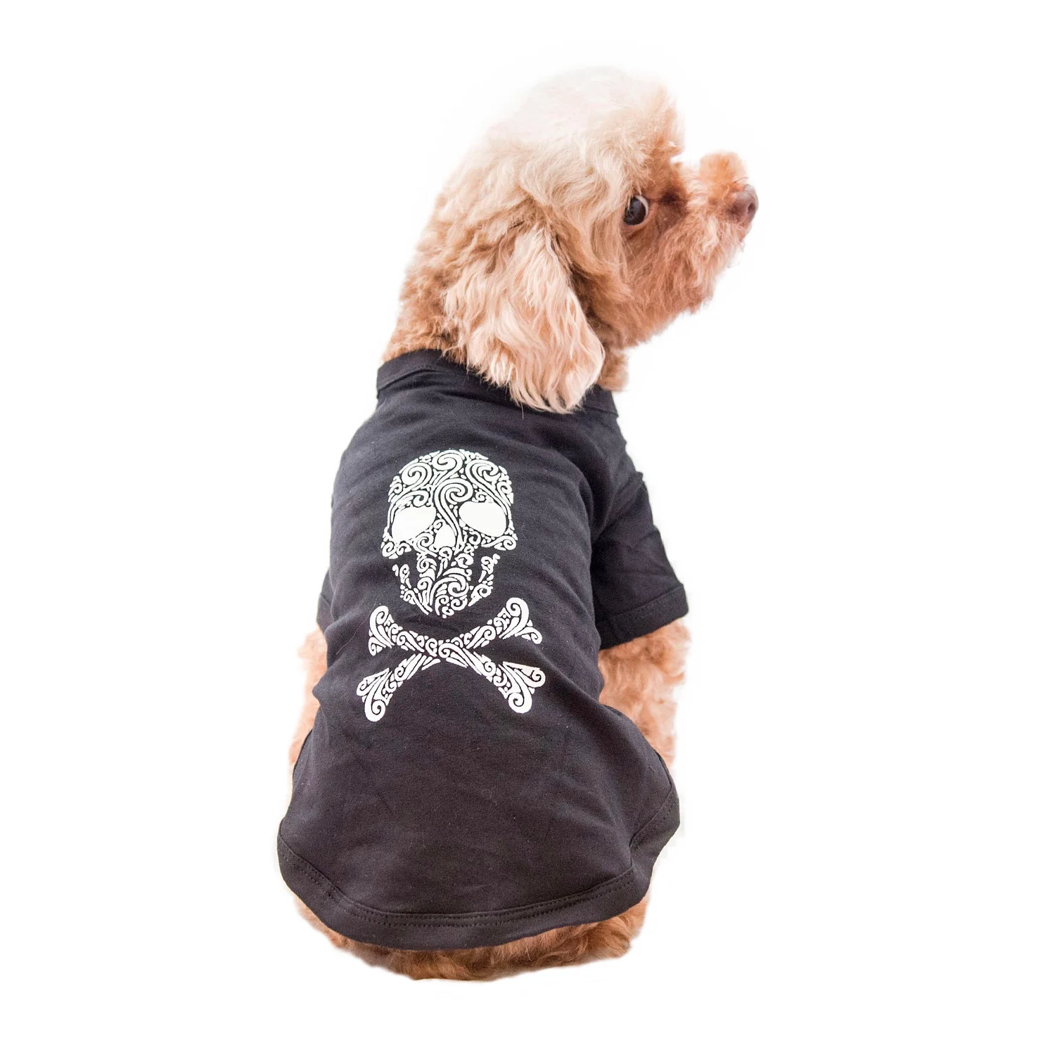 Halloween Skeleton Dog T-Shirt